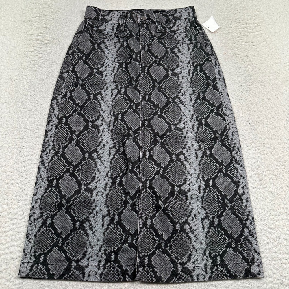 NWT AG Adriano Goldschmied The Kory X Skirt Womens 25R A-Line with Center Front